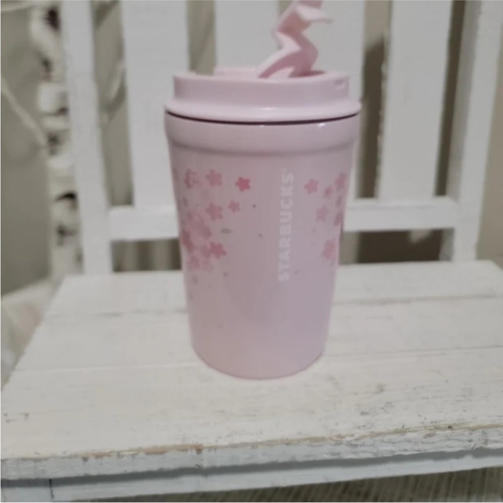 Starbucks Cherry Blossom Sakura Pink Floral Tumbler, new - Picture 3 of 3
